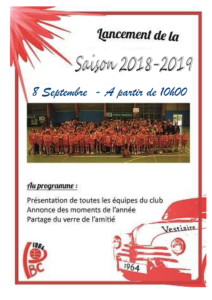 Affiche Lancement saison